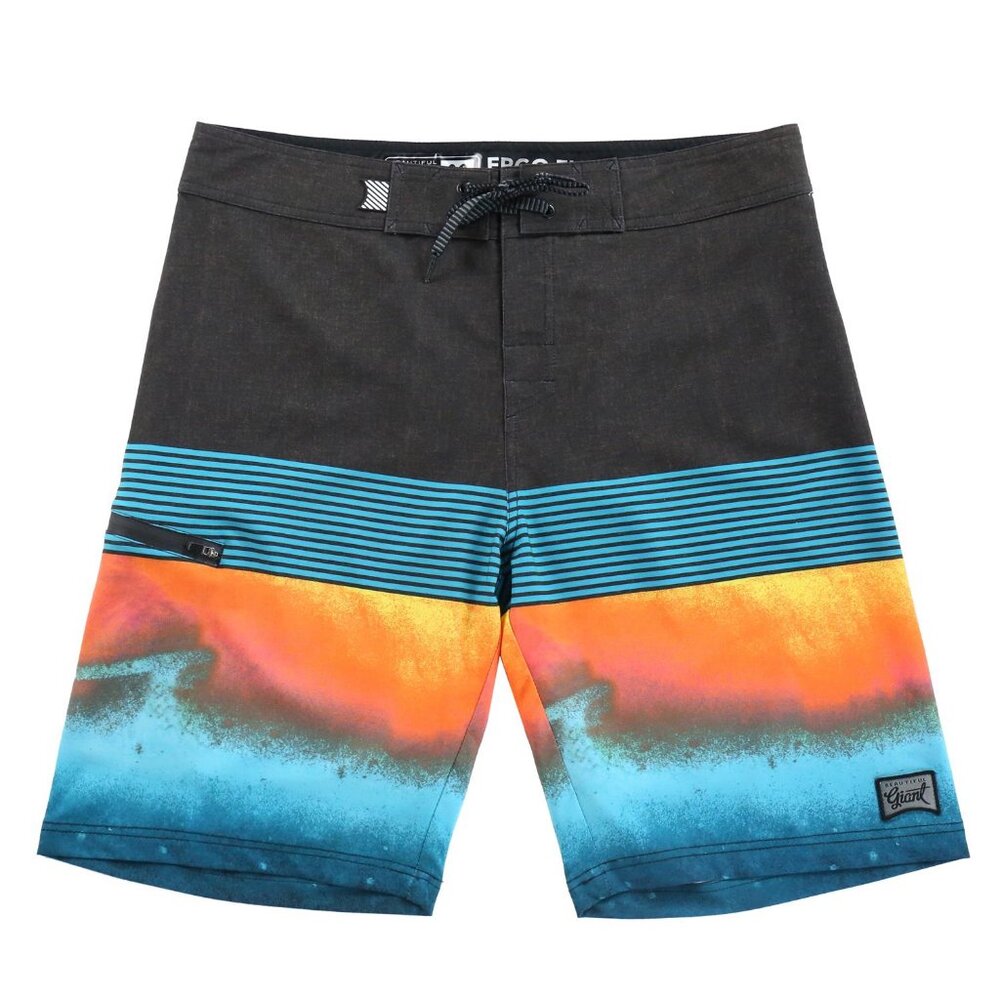 Polyester Spandex Blend Men's Swim Trunk with Pocket no Liner